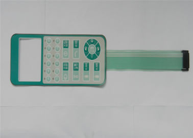 Αριθμητικό πληκτρολόγιο διακοπτών μεμβρανών αποθεμάτων των οδηγήσεων κουμπιών ώθησης που αποτυπώνεται σε ανάγλυφο για το πλυντήριο