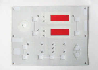 Glossy Window LED Backlit Membrane Switch FPC / PCB / silicone rubber For Equipment