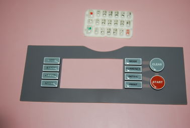 Θόλος PET μετάλλων/αδιάβροχος τύπος διακοπτών μεμβρανών PC αφής 0.3mm - 1.5mm