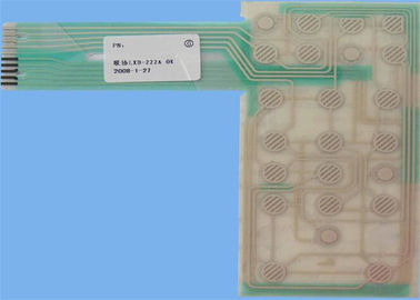 Εύκαμπτος διακόπτης μεμβρανών PCB 0.05mm - 1.0mm για τον υπολογιστή και την οθόνη LCD