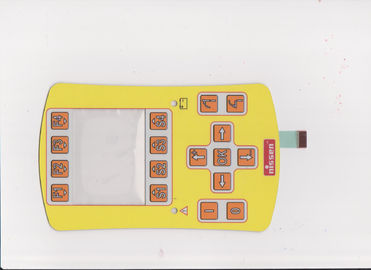 Φωτισμένο EL οδηγημένο αριθμητικό πληκτρολόγιο διακοπτών μεμβρανών Backlight, διακόπτης μεμβρανών κουμπιών ώθησης