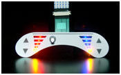 Electroluminescent σύστημα διακόπτη μεμβρανών PC EL αναδρομικά φωτισμένοι/διακόπτης ταινιών για τη διακόσμηση