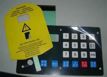 3M467 Adhesive Waterproof Membrane Switch Push Button panel , Corrosion Resistance