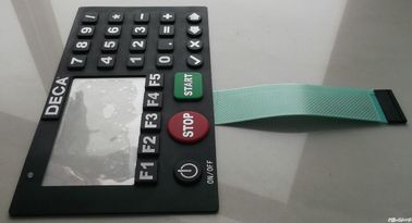 Λαστιχένιος θόλος μετάλλων πληκτρολογίων διακοπτών μεμβρανών σιλικόνης με το συνεχές ρεύμα αποτύπωσης σε ανάγλυφο 1500 Β